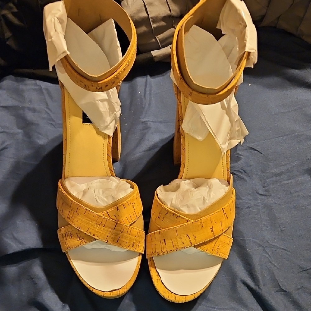 Nine West Cork Heeled Sandals with Ankle Straps